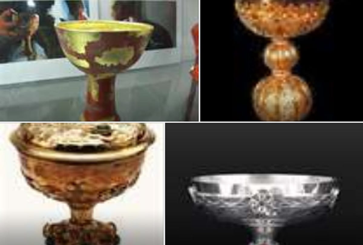 The Holy Grail the cup that Jesus Christ drank from at the Last Supper