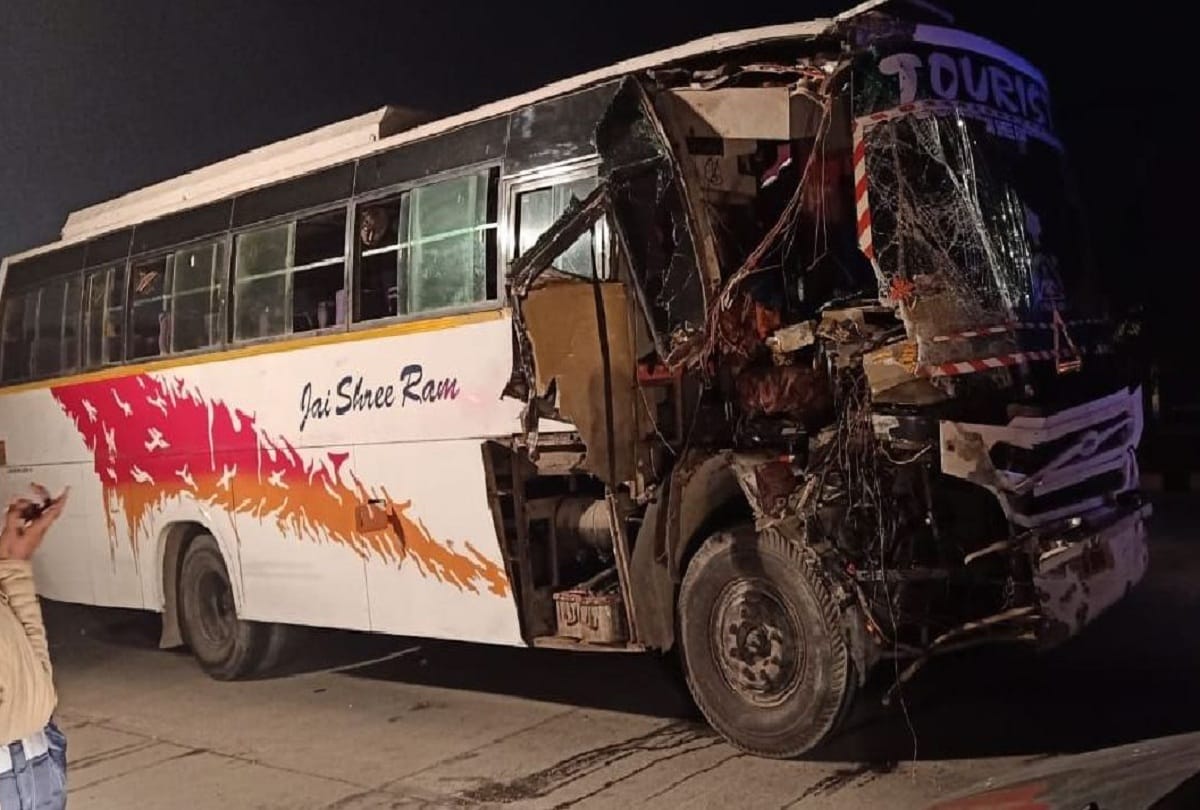 Firozabad Delhi to Bihar bus accident investigation 14 died police version 