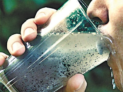 Contaminated water of crushers and mills is contaminating groundwater