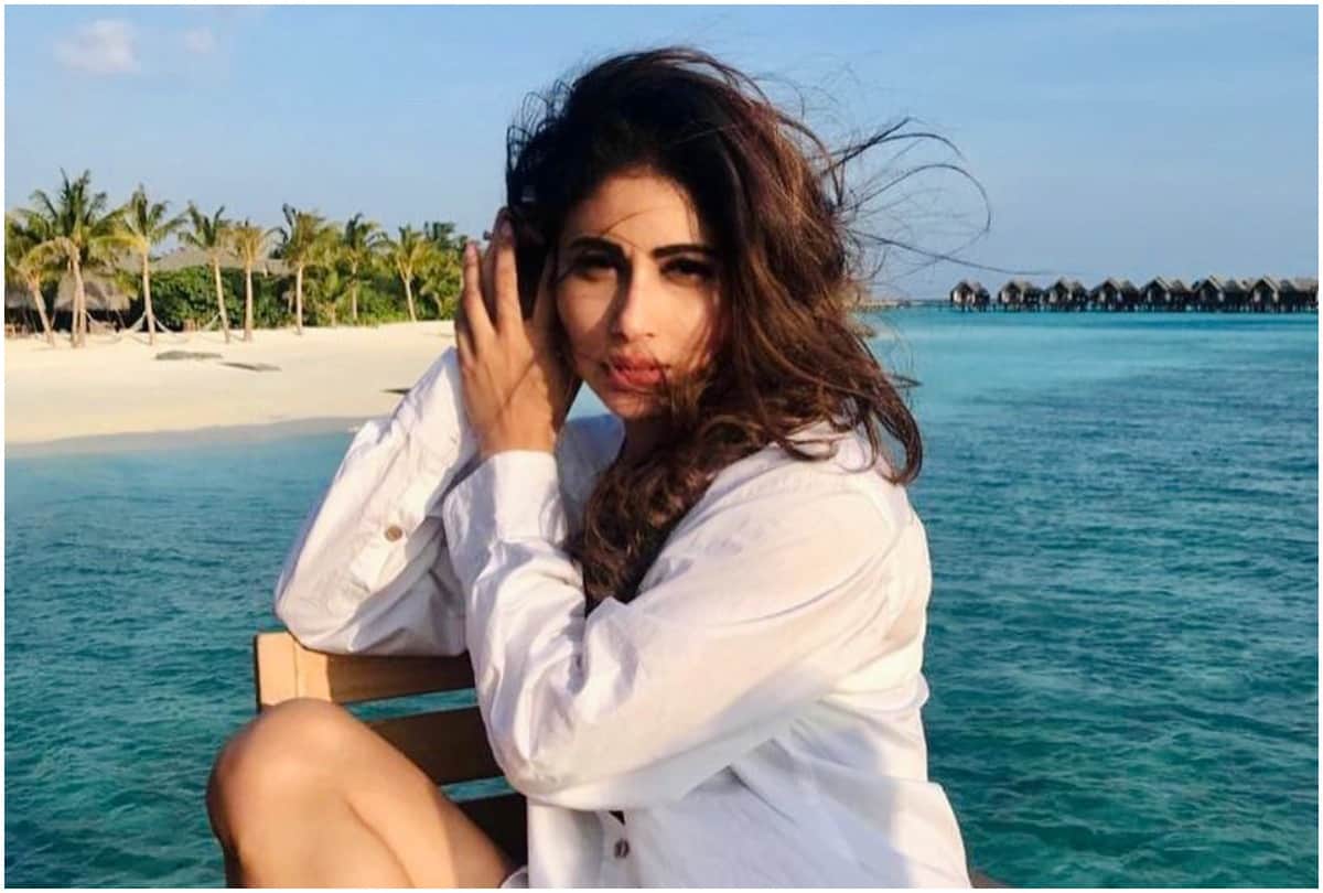 mouni roy spend vacation in maldives share photos in sheer white shirt