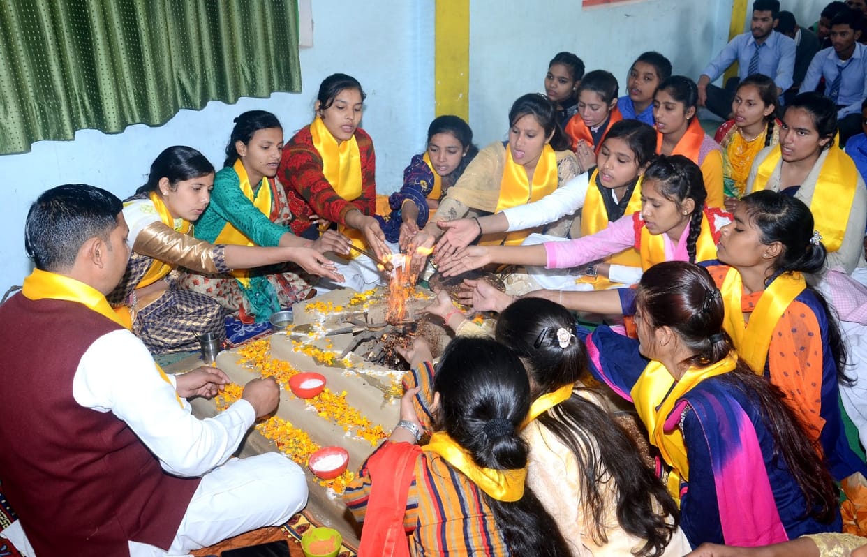 Havan Yajna on Maharishi Dayanand's birthday