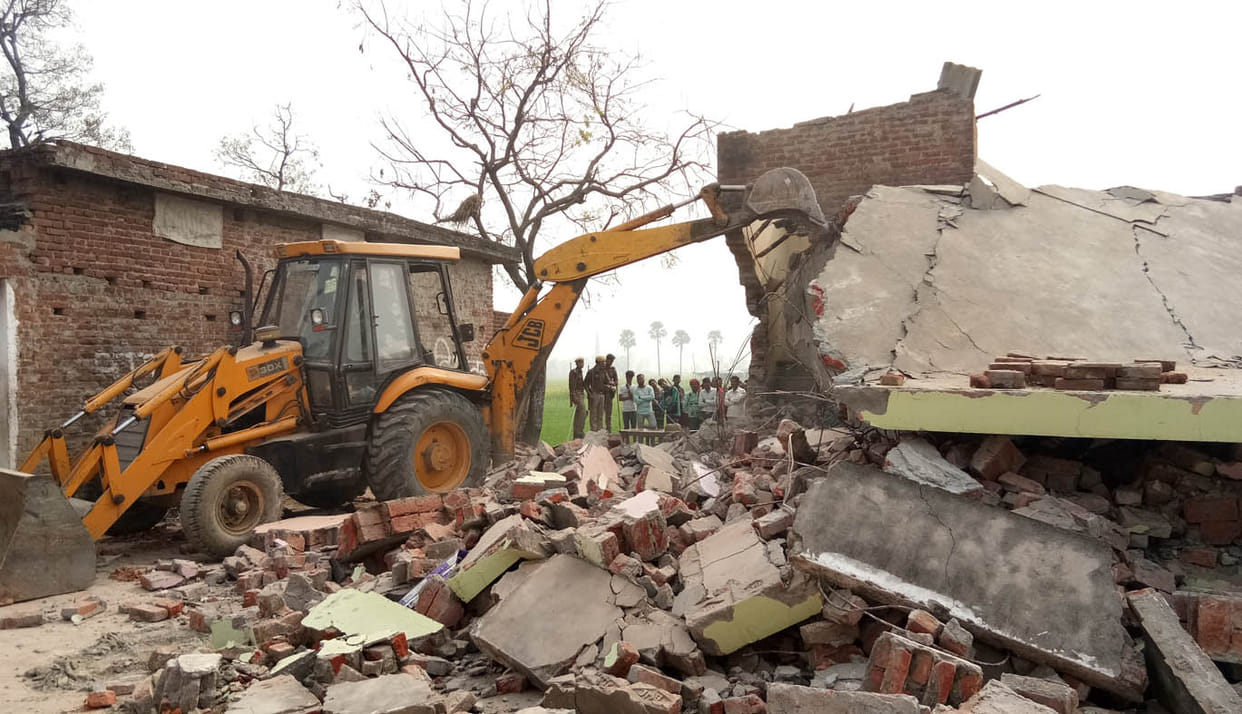 5 homes demolished