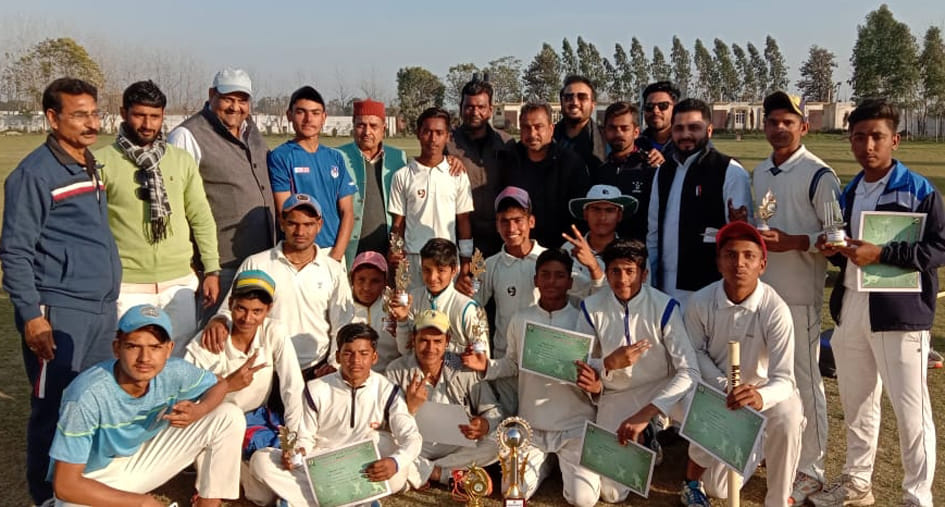 SBBA won the Saharanpur Cricket Cup U-16