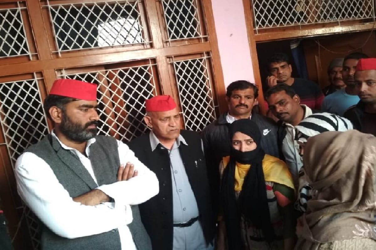 SP leader Atul Pradhan met to injured peoples and There was violence in the village of AAP MLA