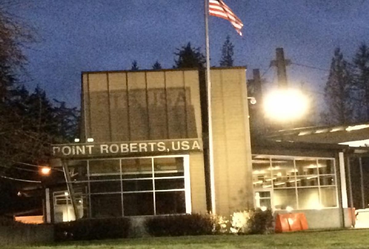Point Roberts a pene exclave of the United States