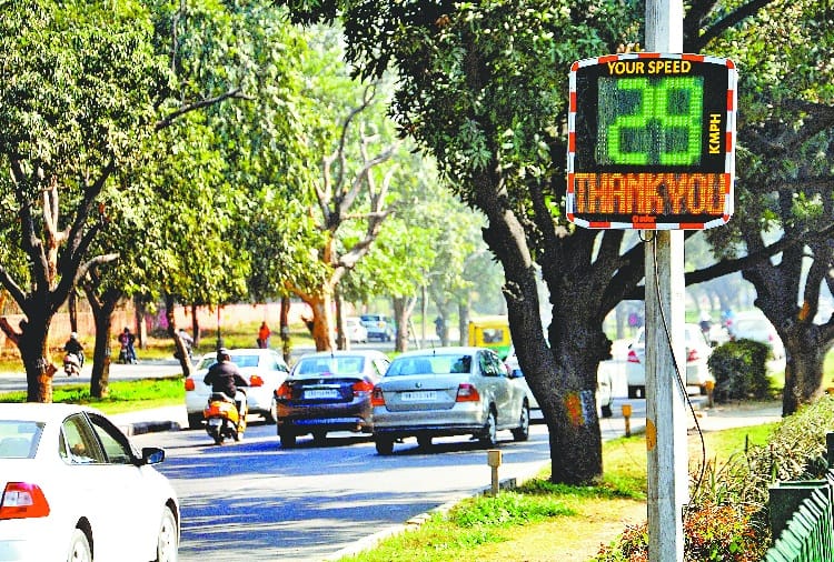 Chandigarh Traffic Police Planning to Install Speed Radar on Black Spots
