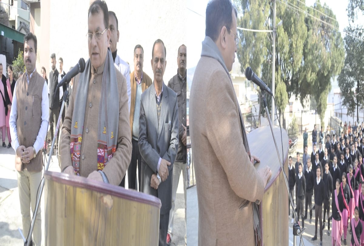 education minister surprise visit to Prayer meeting of diet nahan himachal