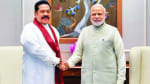 महिंदा राजपक्षे एवं मोदी
