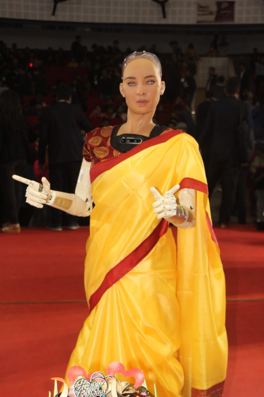 BHU IIT Techniques Inaugurated, Humanoid Robot Sofia Winning The Heart By Responding Uniquely