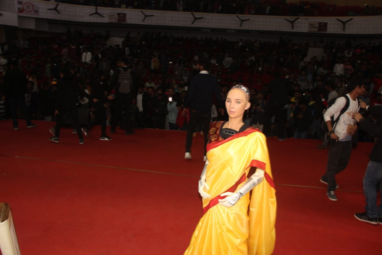 BHU IIT Techniques Inaugurated, Humanoid Robot Sofia Winning The Heart By Responding Uniquely