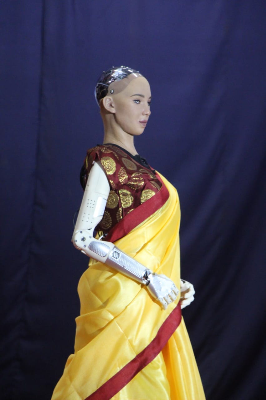 BHU IIT Techniques Inaugurated, Humanoid Robot Sofia Winning The Heart By Responding Uniquely