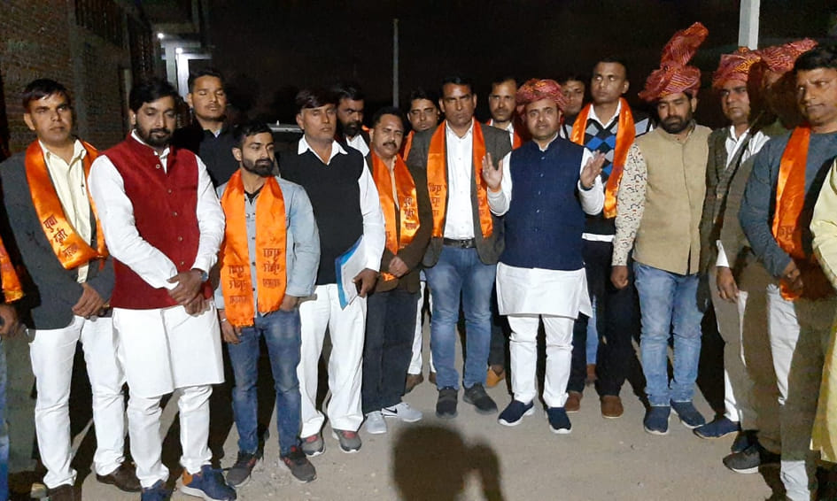 Young Gujjar Mahasabha reached Jaipur to meet Colonel Bainsla