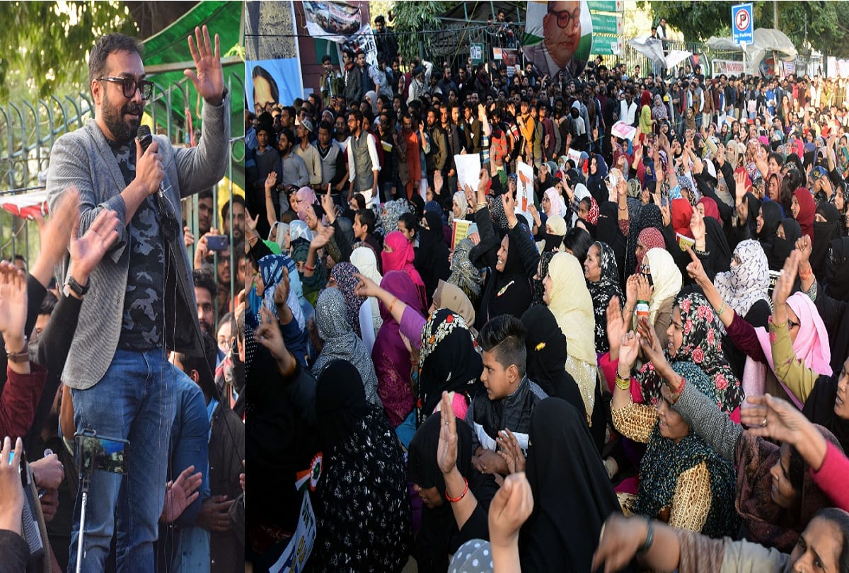 Anurag Kashyap visited Jamia and Shaheen Bagh to meet protesters