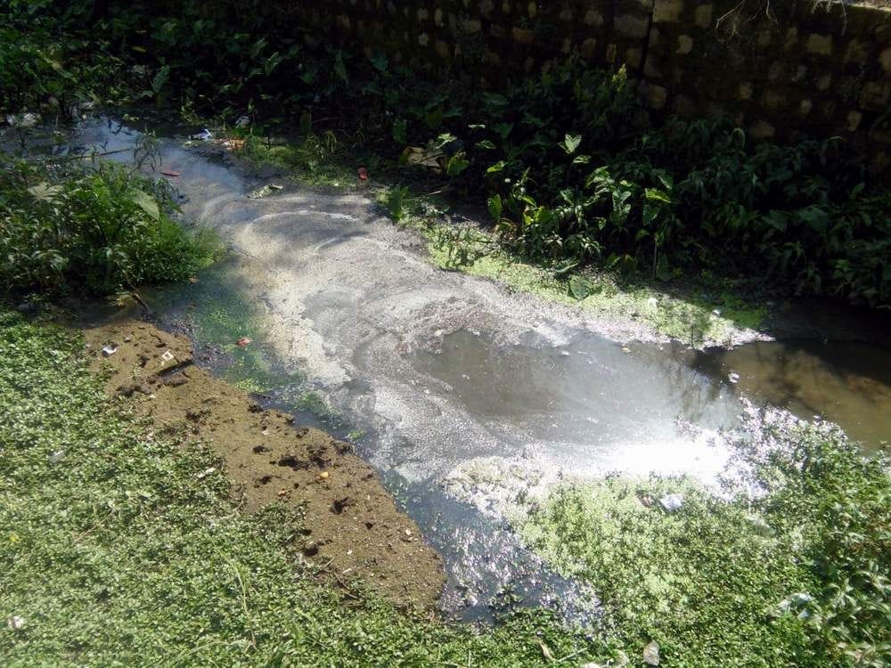Sewer of 37 families falling in Ganga