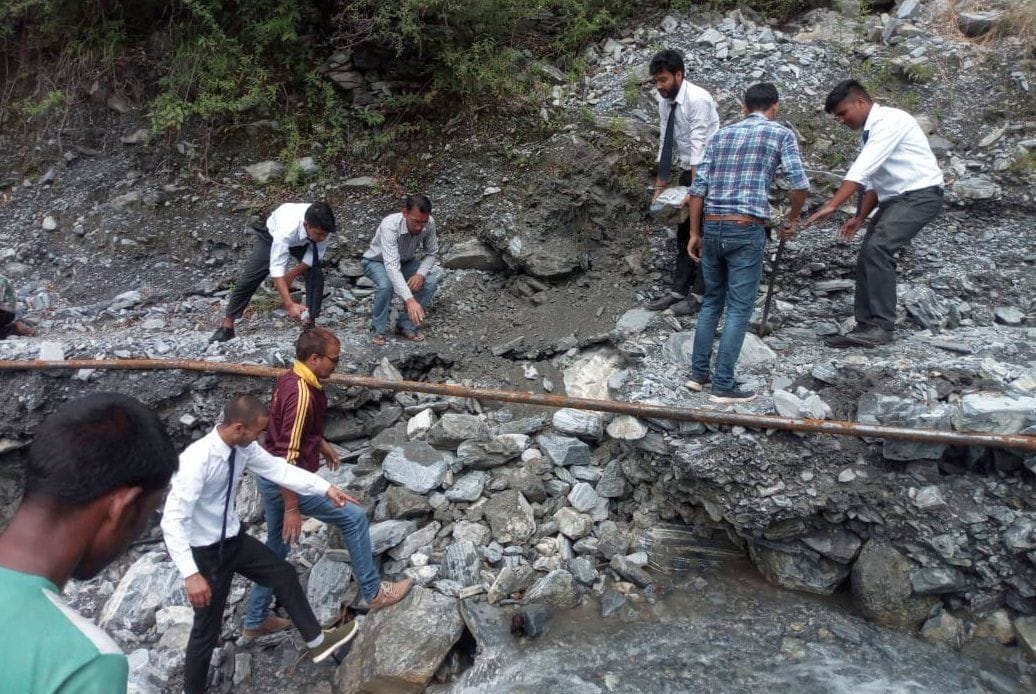 students improved the conditions of the road