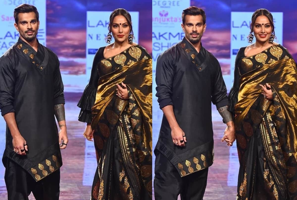 malaika arora flaunts her curvy waist in red lehenga in lakme fashion week 2020