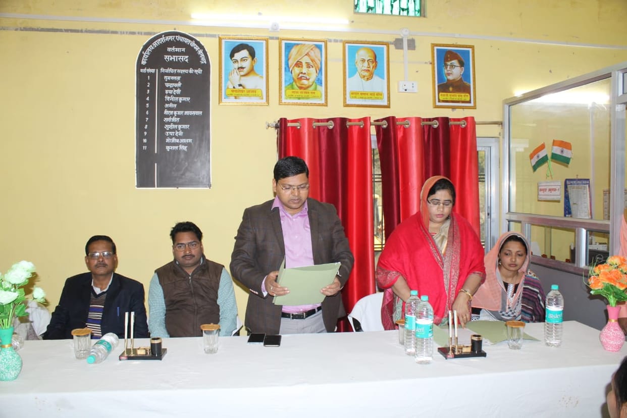 Farida Begum and Nisha Singh took oath