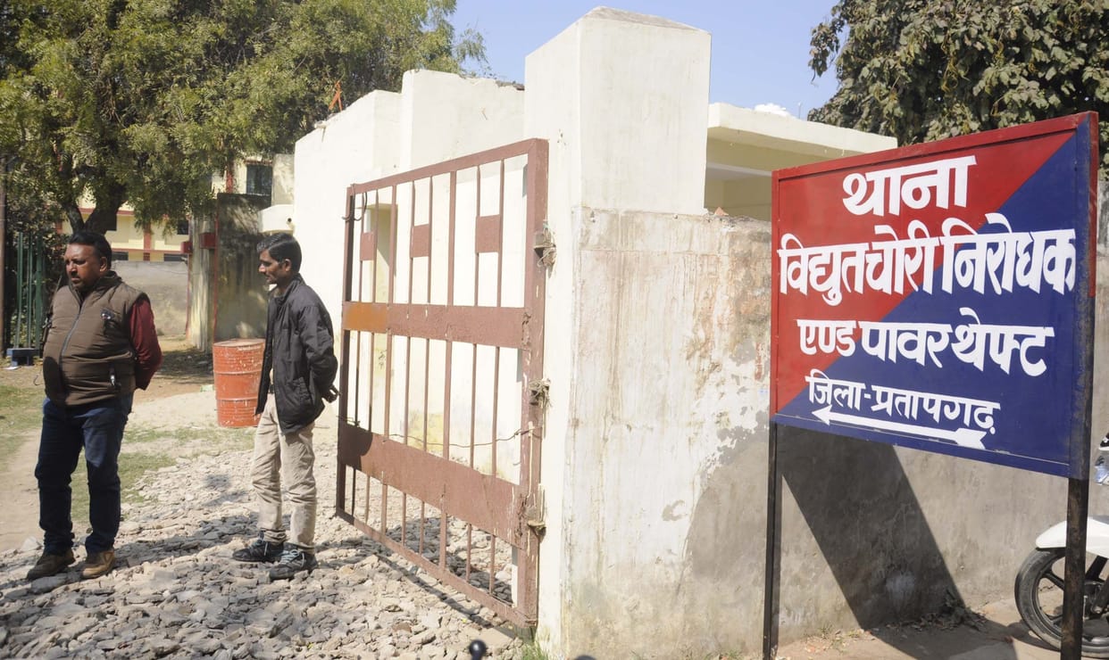 Chair, table not register, police station opened