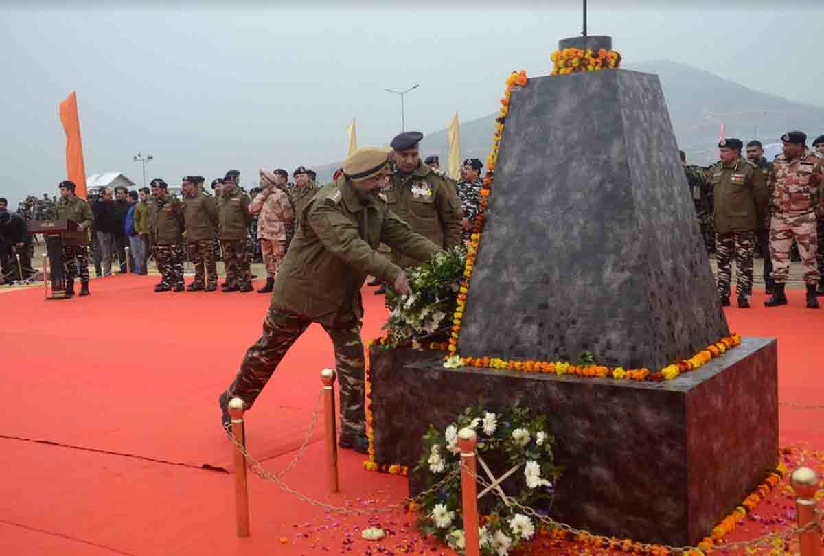 Tributes paid to 40 CRPF jawans who lost lives in Pulwama Attack Umesh Gopinath Jadhav