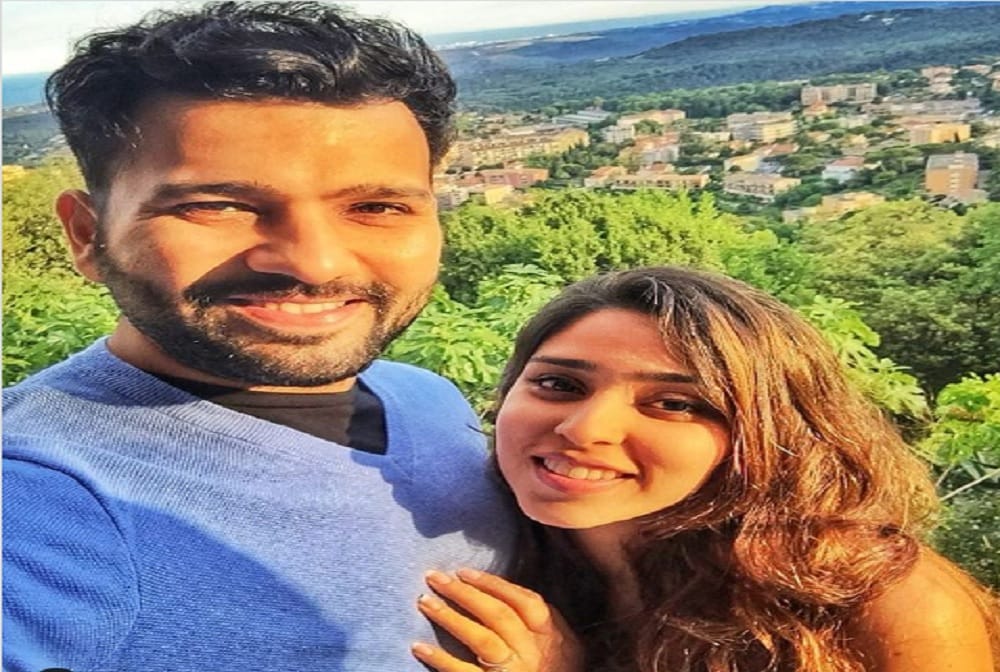 rohit sharma celebrate valentine day with wife ritika sajdeh to share beautiful pic on instagram