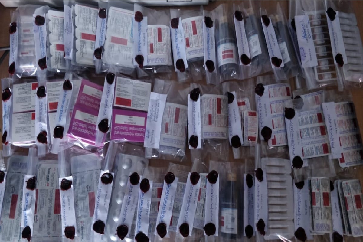 Police raid in medical store and found medicines of Delhi government in Saharanpur