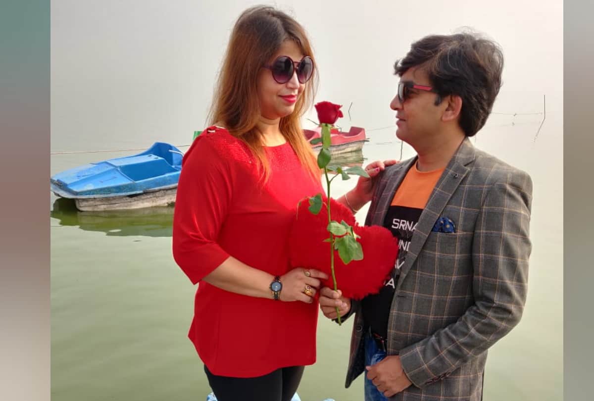 Couple celebrate Valentine day 2020 in Gorakhpur