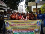 बरियाघाट रोड सेऑल टीचर्स एम्प्लाईज वेलफेयर एसोसिएशन के द्वारा पुलवामा के शहीद जवानों को श्रद्ध?