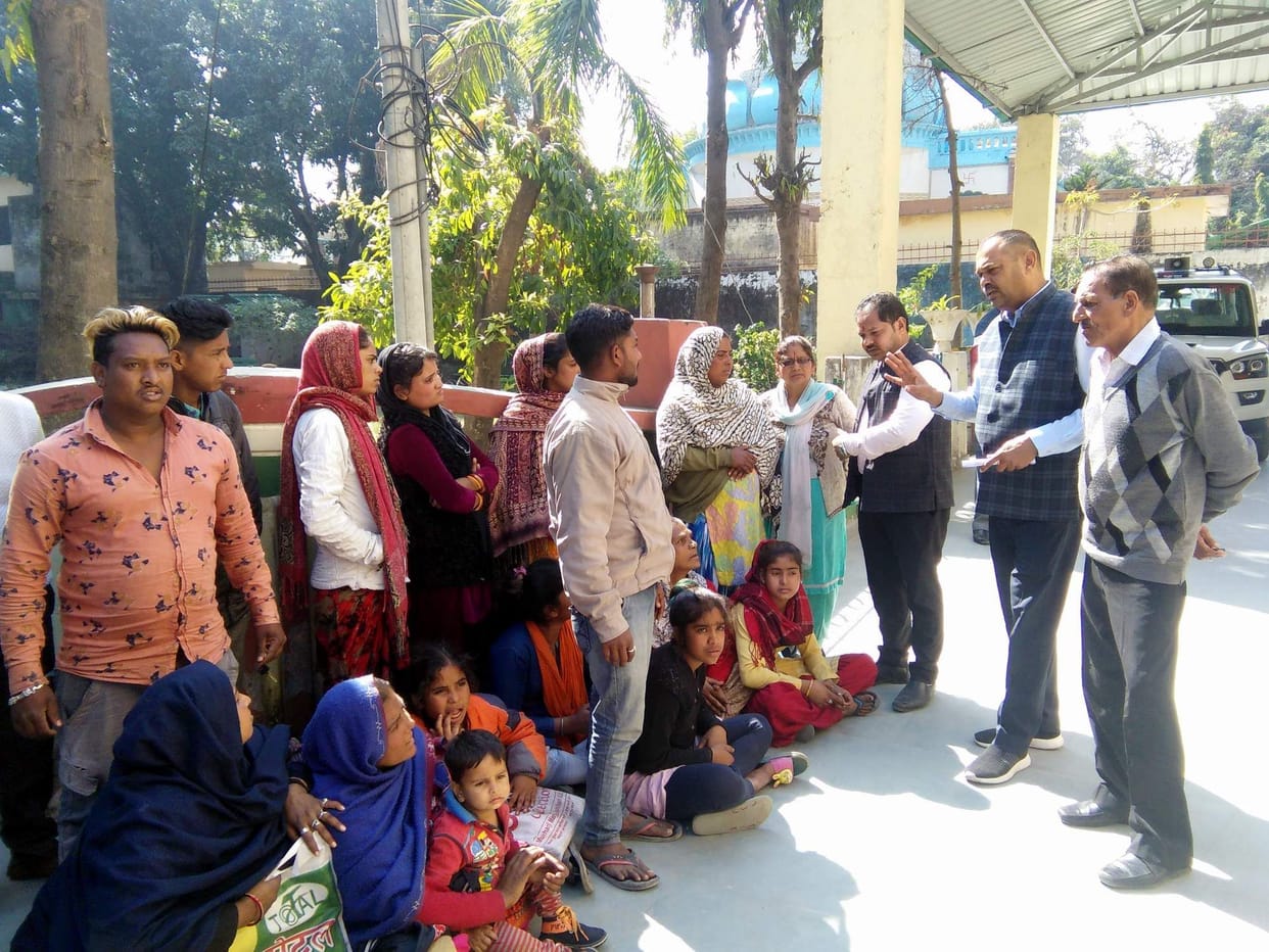 Protest, women protesting against encroachment