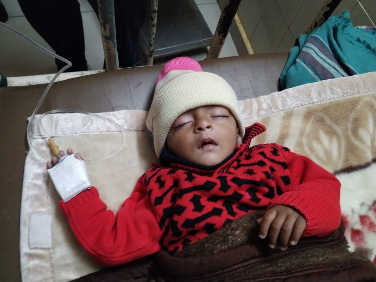 major negligence in civil hospital, 10 month old baby was given a sleeping pill instead of zinc, even after 24 hours the chield did not open his eyes