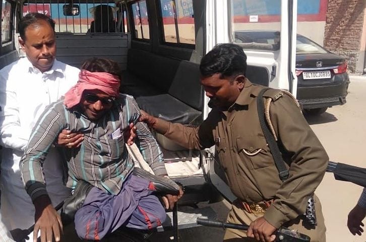 Patients returned home after undergoing eye surgery in auraiya