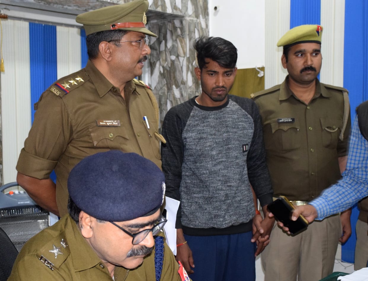 Rape accused arrested, caught along with seven others
