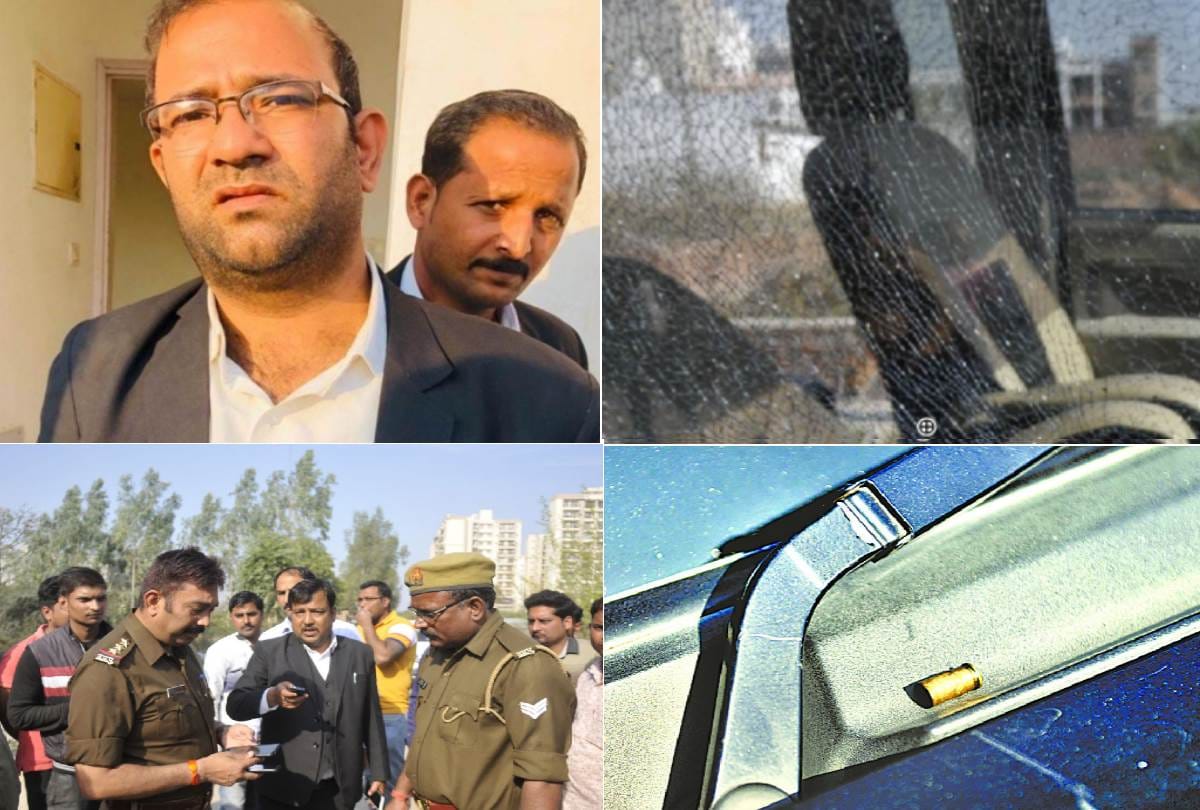 Firing on lawyer Adarsh Mishra in Lucknow.