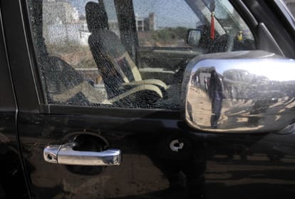 Firing on lawyer Adarsh Mishra in Lucknow.