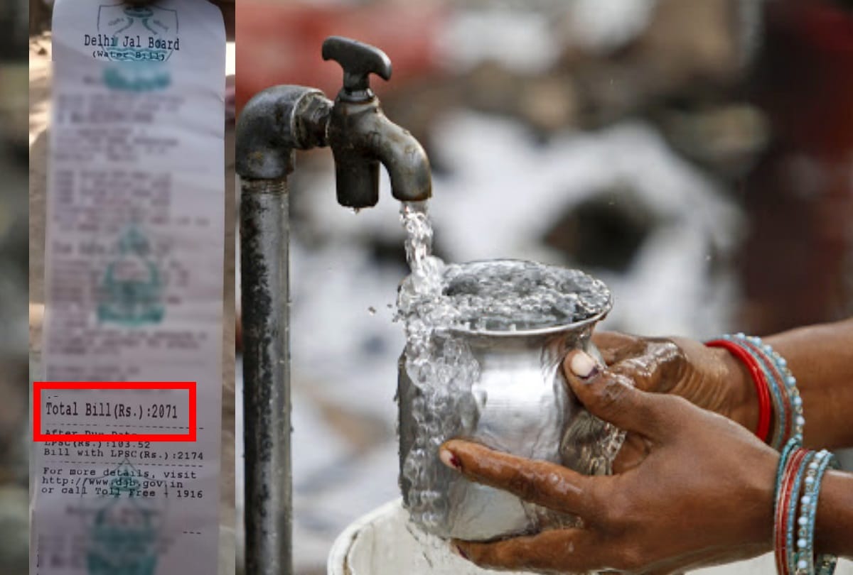 Huge amount of water bill of delhiites goes viral after delhi election results know the reality