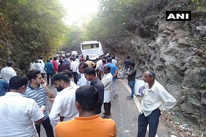 Karnataka: Nine people died after a tourist bus rammed into a mountain