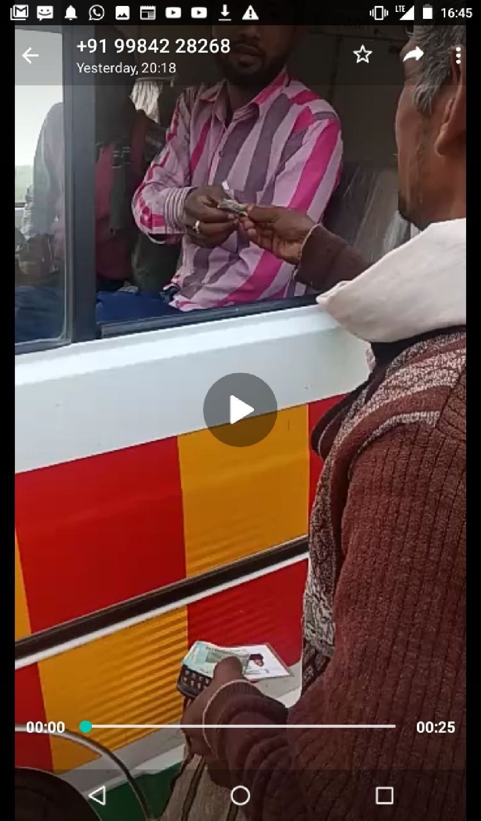 Ambulance worker took money from delivery victim