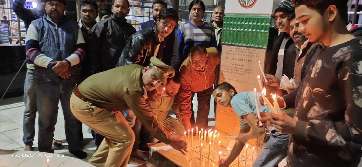 Candle march pays tribute to martyred soldiers