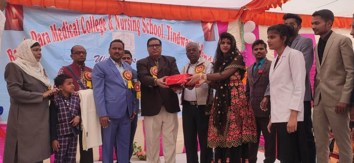 Nursing girls tied in annual ceremony
