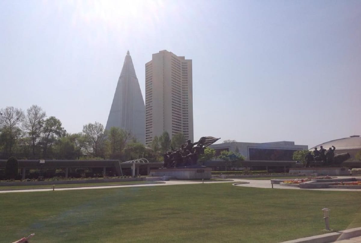 Ryugyong Hotel of North Korea it is also known as 105 Building