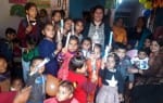 एटनबाग में बेटी बचाओ बेटी पढ़ाओ योजना के तहत आयोजित कार्यक्रम में बच्चों के साथ मौजूद सुपरवाइजर?