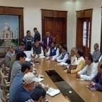 सर्किट हाउस में भीमनगरी आयोजन समिति की बैठक में डॉ. जीएस धर्मेश