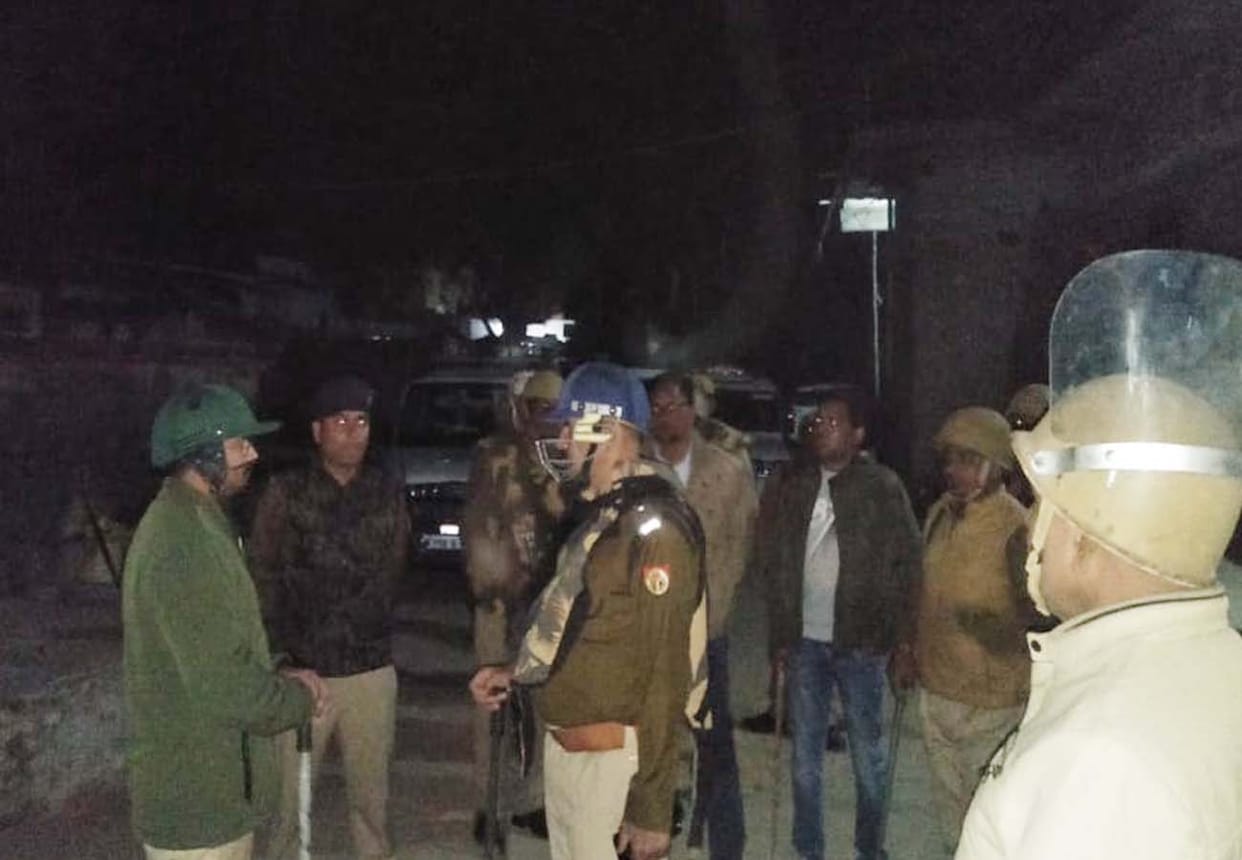 Deadly attack on the inspector in jalaun