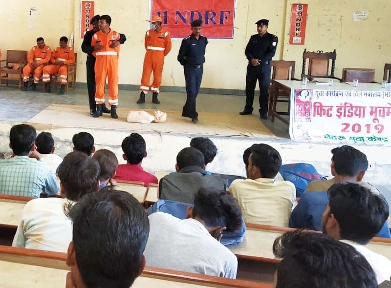 ndrf explained ways to prevent disaster in mahoba