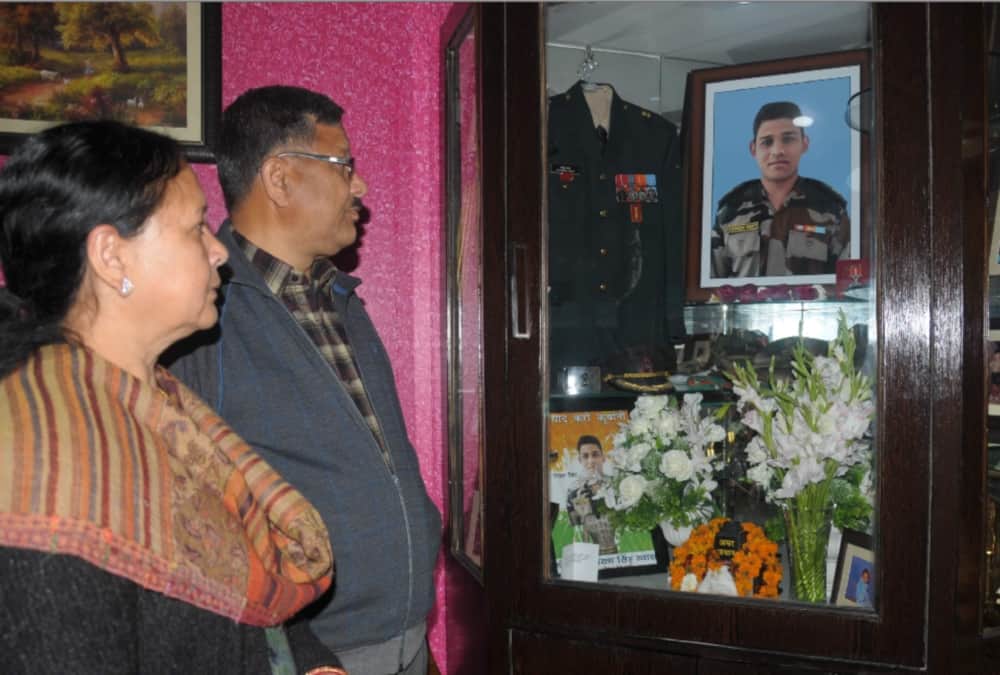 Pulwama Encounter Martyr Major Chitresh Bisht First Death Anniversary Mother Father Emotional