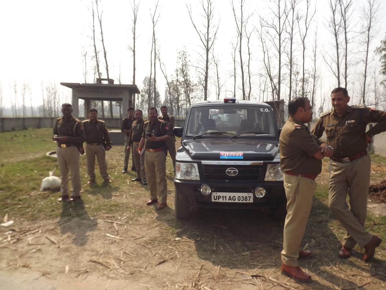 Police found animal remains on the notice of the bodies of children