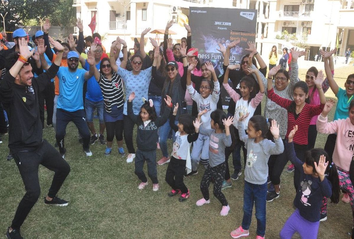 Amar Ujala held Fitness Camp In Agra