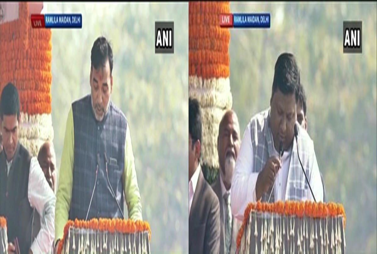 Arvind Kejriwal 3.0 swearing Ceremony imran huassain gopal rai freedam fighter martyr allah
