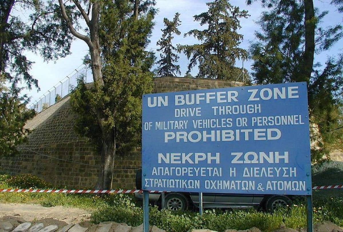 The only city in the world Nicosia which is divided between two countries