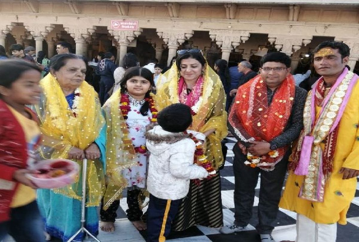 PCS Officer Ritu Suhas visits barsana and nandgaon in mathura