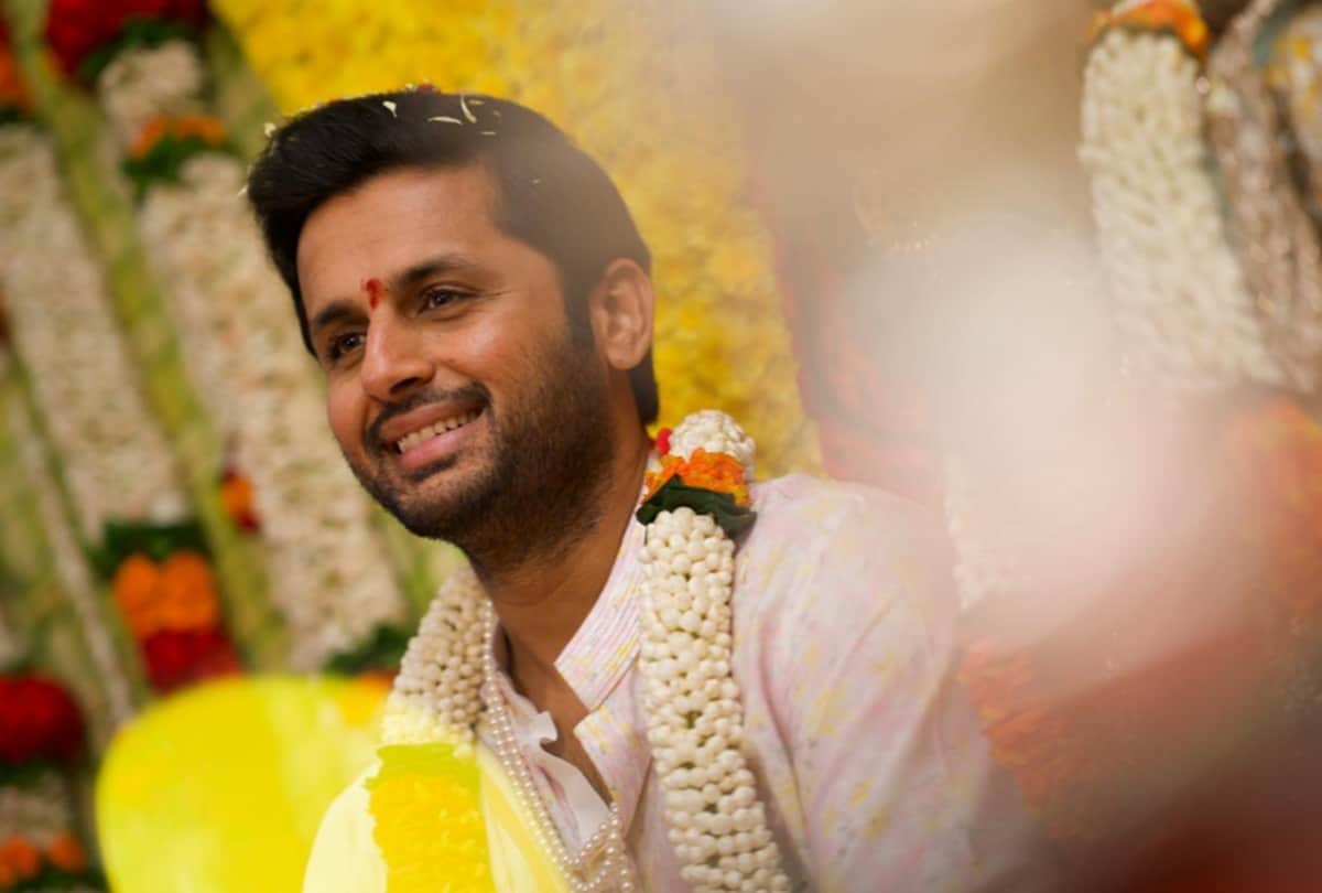 South Actor Nithin And Shalini Reddy Gets Engaged See Viral Pics Here